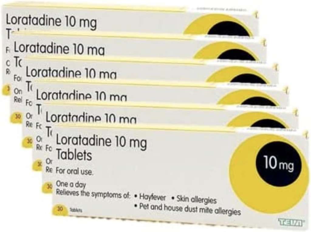 Six Months Supply Loratadine Hayfever & Allergy Relief 10mg Tablets (30x6) GSL Sold and Fulfilled by Pharmacy Prime (£5.27 / £4.99 with S&S)