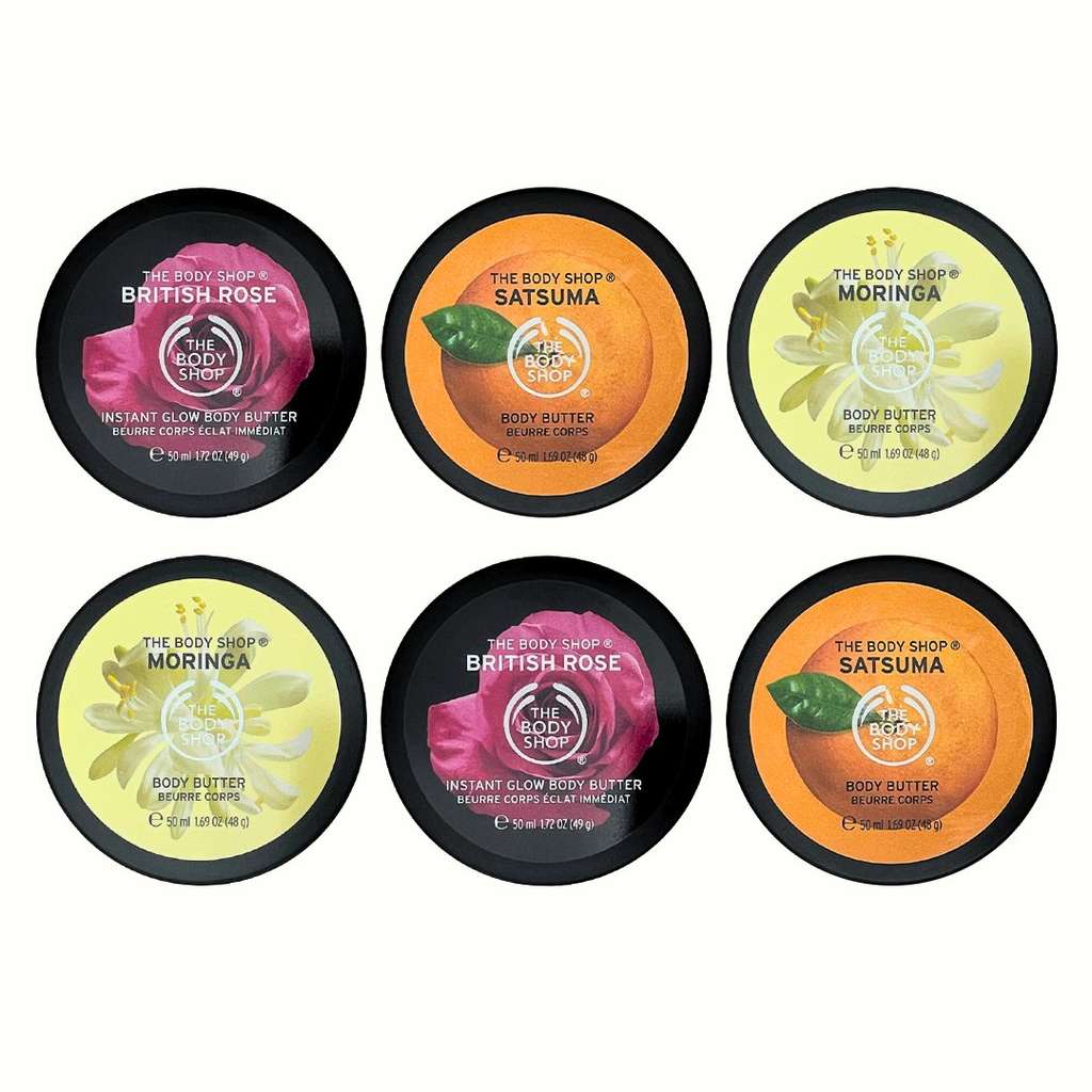 6 x 50ml Pots The Body Shop Body Butter Collection Bundle - £30 Min order