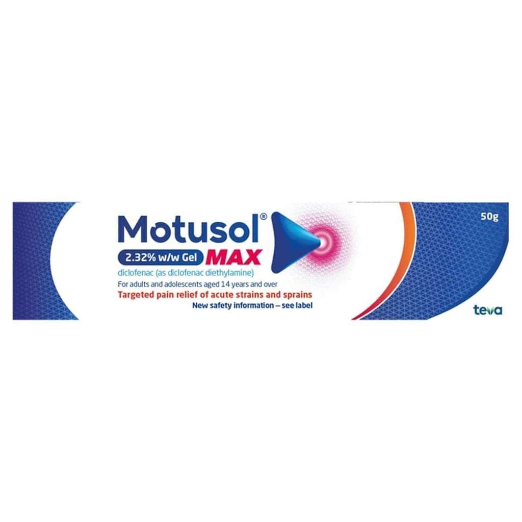 Motusol Max 2.32% w/w Gel 50g – Targeted Pain Relief of Joints & Muscles/ £5.09 for S&S