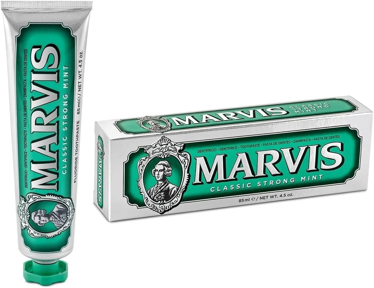 Classic Strong Mint Toothpaste 85ml, Healthy Teeth and Fresh Breath, by MARVIS